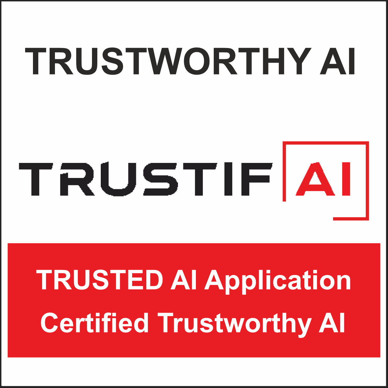 Trustworthy AI certificate