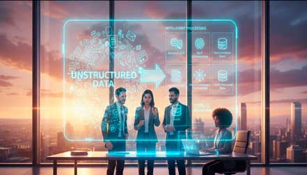 Agente IA usando OCR y PLN para extraer datos de facturas y contratos no estructurados con alta precisión.